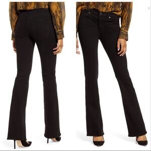 CoH CITIZENS OF HUMANITY Black High Rise Amber Boot Cut Flare Denim Jeans 25